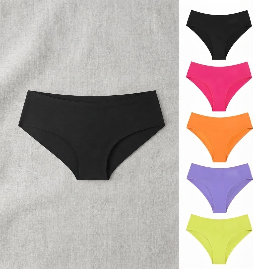 Pack of 3 Cotton Panties for Women – Breathable Soft Briefs Underwear, Sizes S to 2XL