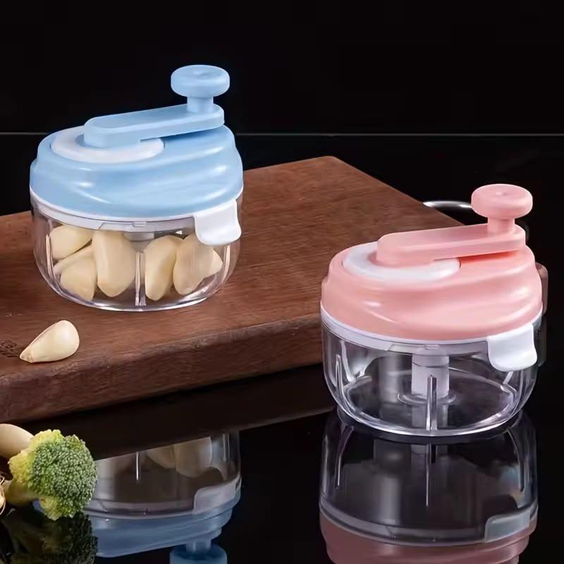 Rotating Handle Mini Food Chopper & Vegetable Cutter