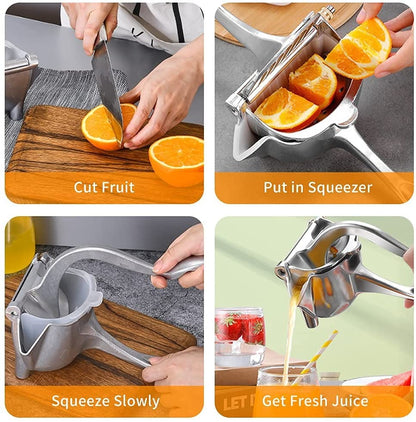 Premium Alloy Manual Fruit Juicer & Hand Press Squeezer