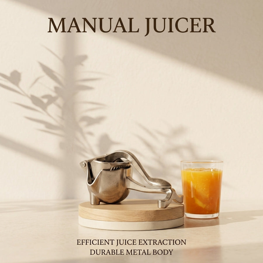 Premium Alloy Manual Fruit Juicer & Hand Press Squeezer
